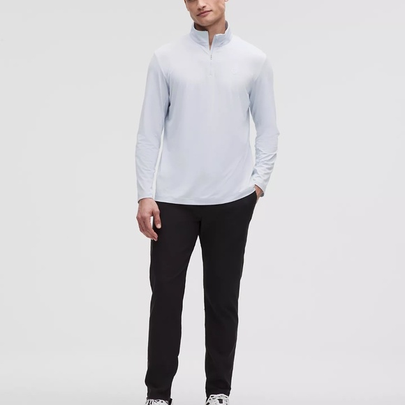 Lululemon Logo Sport Long-Sleeve Half Zip Starch Blue NWT - Picture 2 of 7